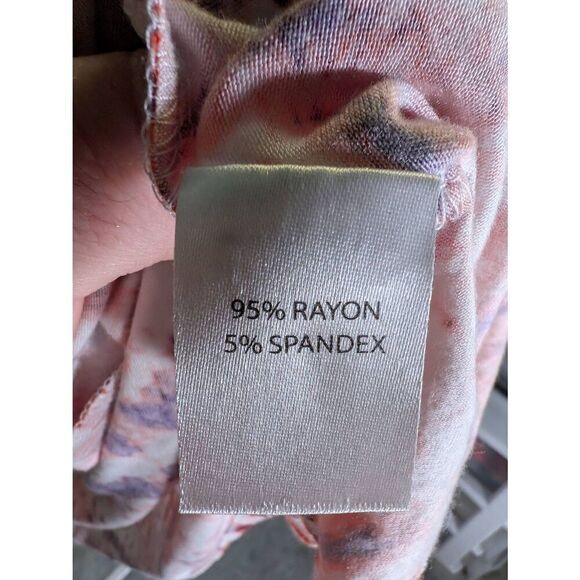 Palmetto Moon Kimono Cardigan Colorful Coverup Boho Open Front Size Large Clemso - Picture 4 of 4